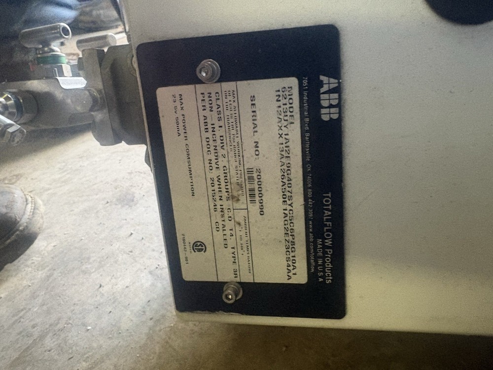 Total Flow 6213 Solar Gas Flow Computer