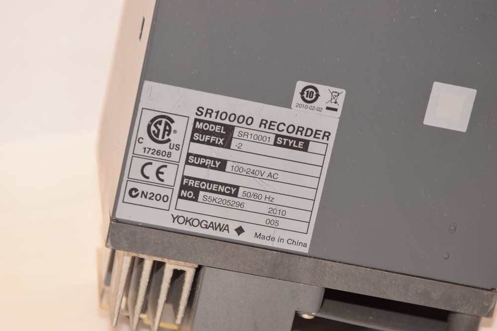 YOKOGAWA SR10001 SR10001-2 Data Chart Recorder