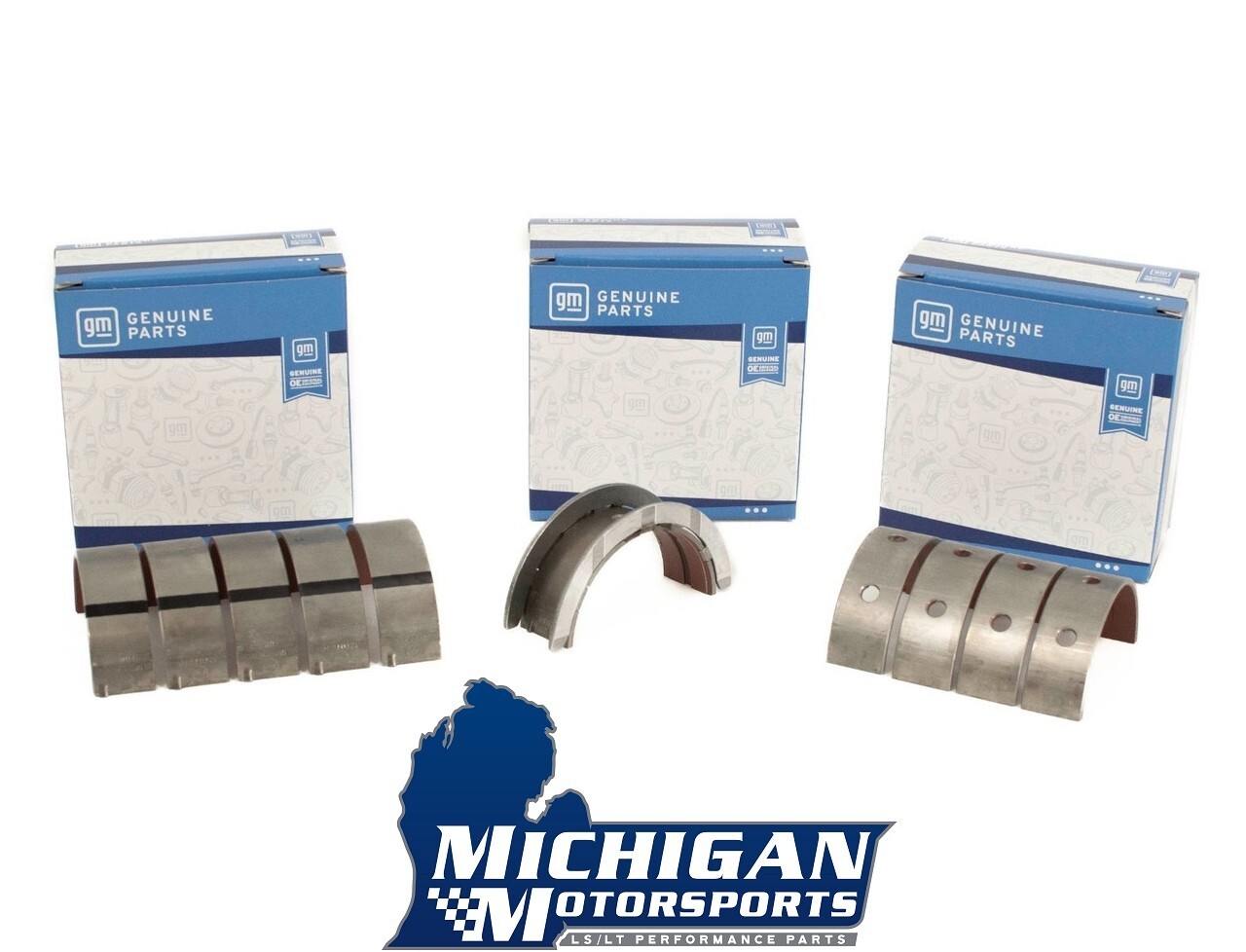 GM 12729655 Coated Main Bearing Set 2014+ LT1 L83 L86 L84 L87 LT4 L8T 5.3L 6.2L