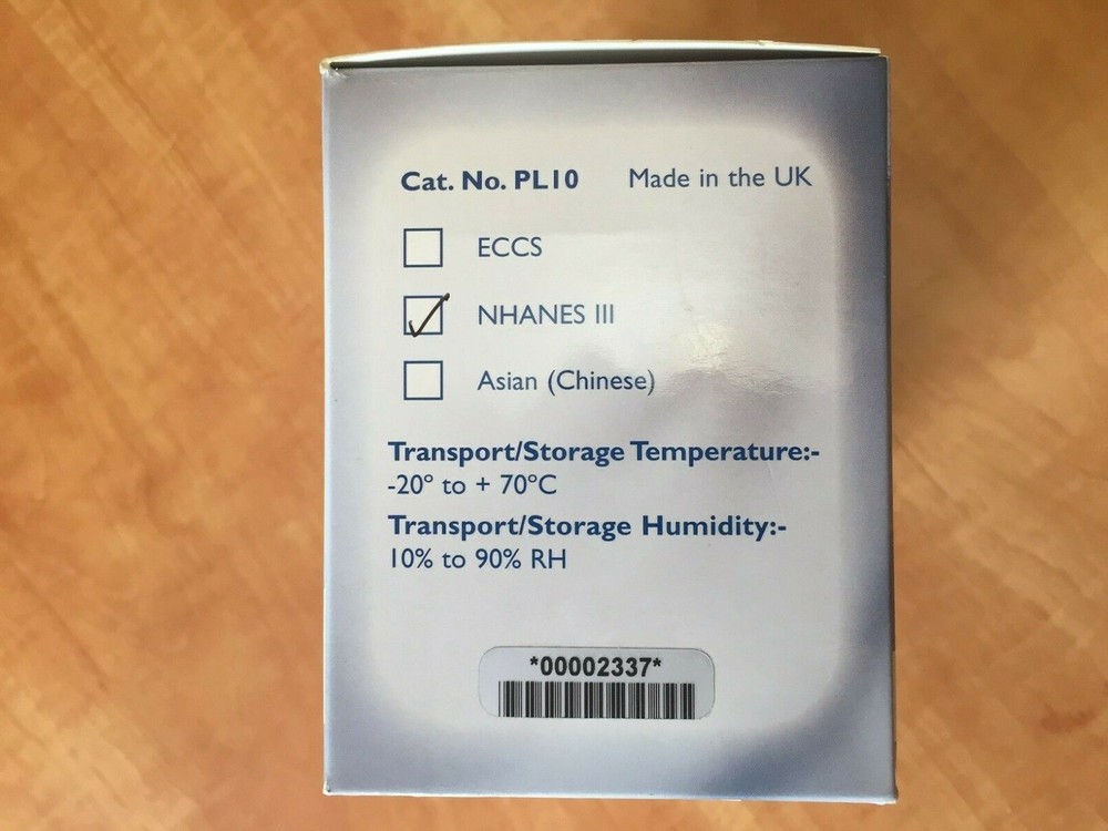 PulmoLife COPD Screening Device - Reporting FEV1 FEV% and Lung Age 