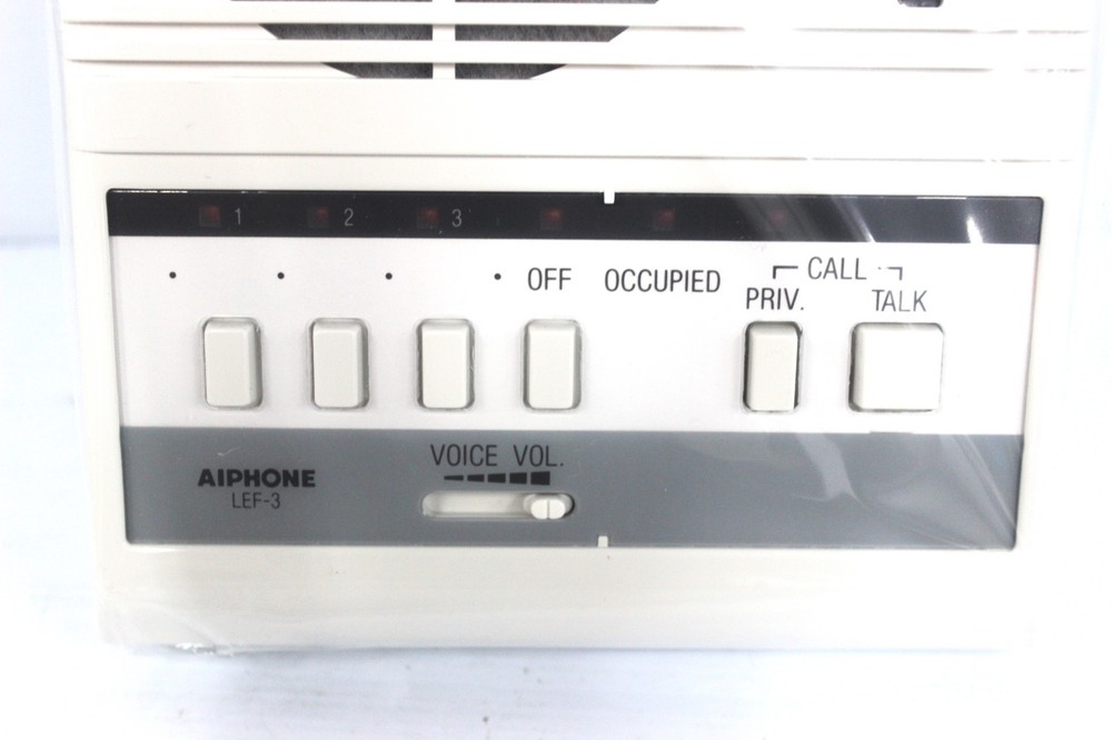 Aiphone LEF-3 Open Voice Selective Call Intercom New Open Box