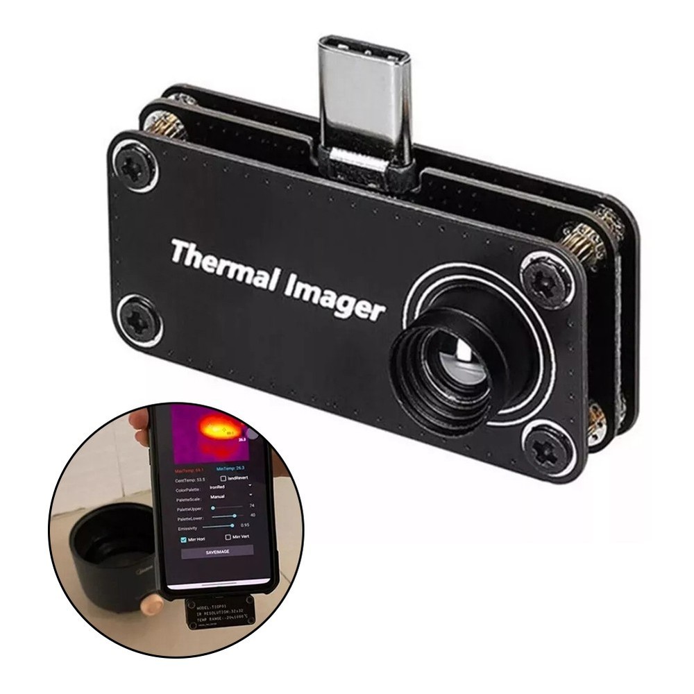 For Android Compatible Infrared Thermal Imaging Camera User Friendly Interface