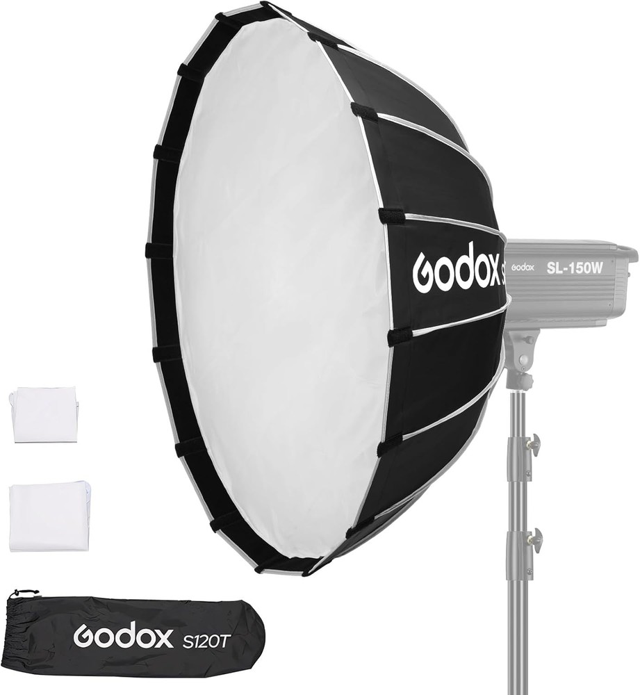 Godox S85T Quick Release Umbrella Softbox with Standard Bowen Mount & Diffusers