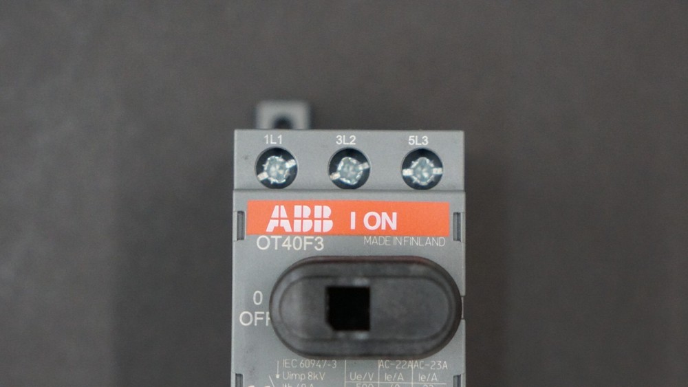 ABB OT40F3 Disconnect Switch, 40A, 3PH