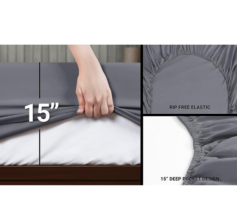 Utopia Bedding Twin Bed Sheets Set - 3 Piece Bedding - Brushed Microfiber