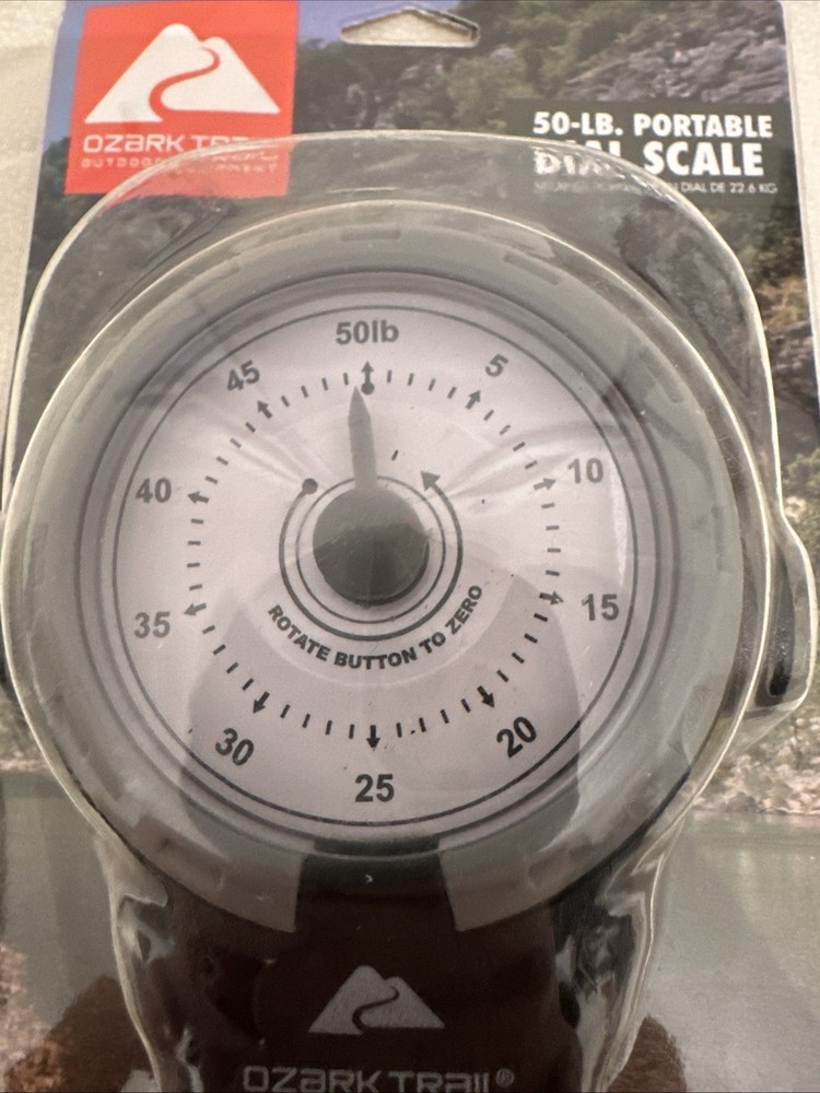 2020 Ozark Trail 50lb Portable Dial Fish Scale . Unopened Packaging