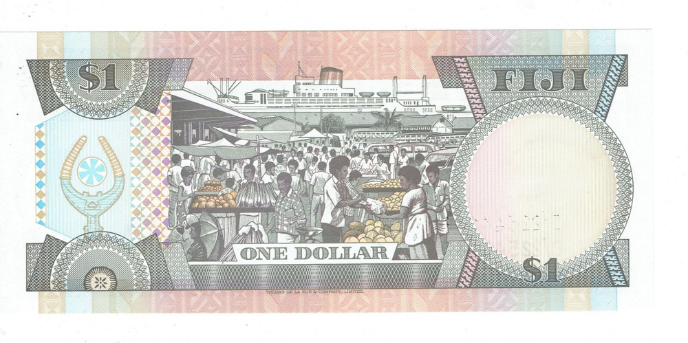 Fiji --1 Dollar P-89a --crisp uncirculated
