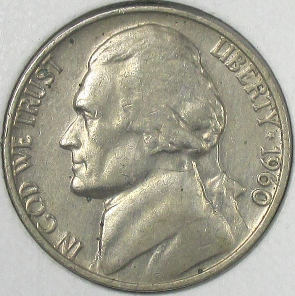 1960 Jefferson Nickel