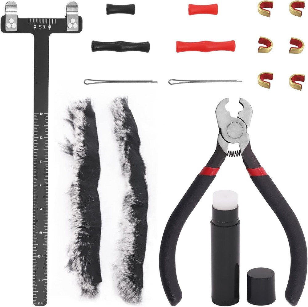 Swpeet 17Pcs Archery Bow String Tools Kit, Nocking Buckle Plier,...