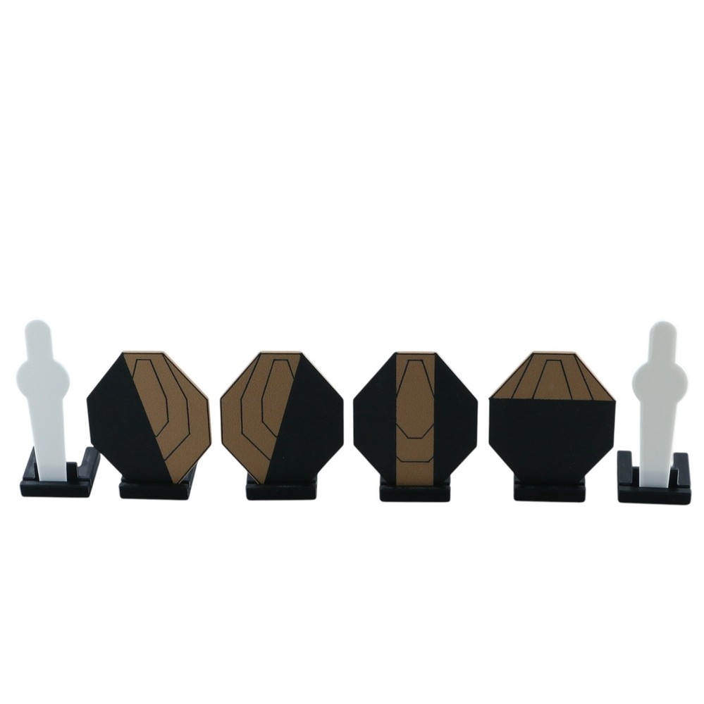 IPSC Dryfire Target Set Double Sided Partials & Open