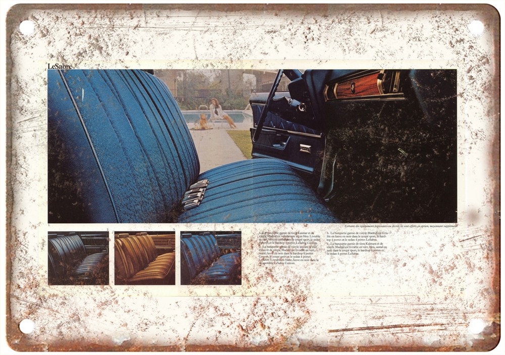 1972 Buick Vintage Auto Ad Retro Look Reproduction Metal Sign AM7121