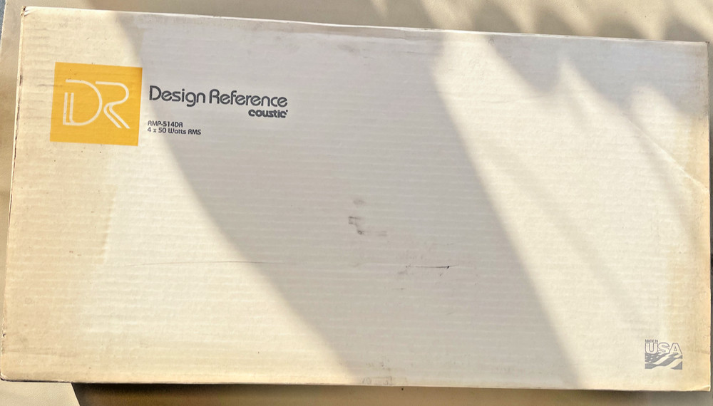 Design Reference Coustic AMP-514DR 4-Channel Multi-Function Amplifier, NOS #238