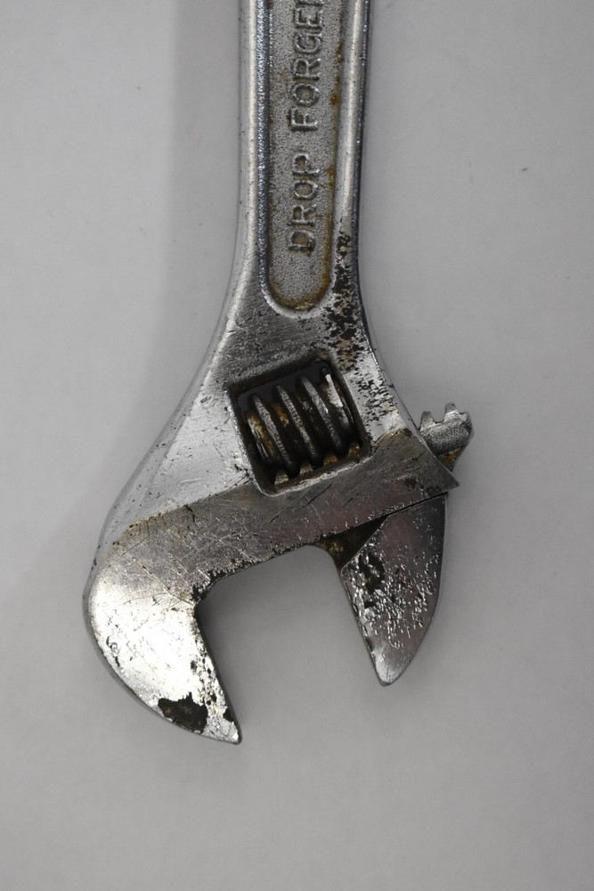 Century Thin Pattern 8" Adjustable Wrench Chrome Plated 4420-8 Drop Forged
