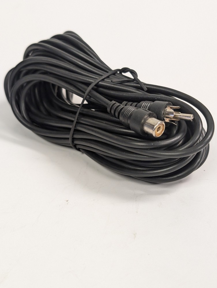 25 FOOT SHIELDED RCA PLUG TO RCA JACK EXTENSION CABLE