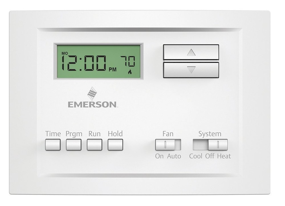 Emerson P150 Single Stage 5-2 Day Programmable Thermostat No Size
