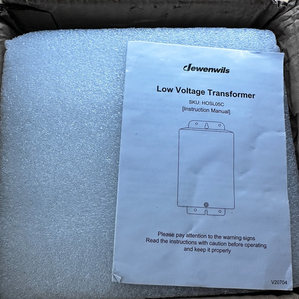 DEWENWILS HOSL05C Outdoor Timer Switch Programmable Plug New Open Box