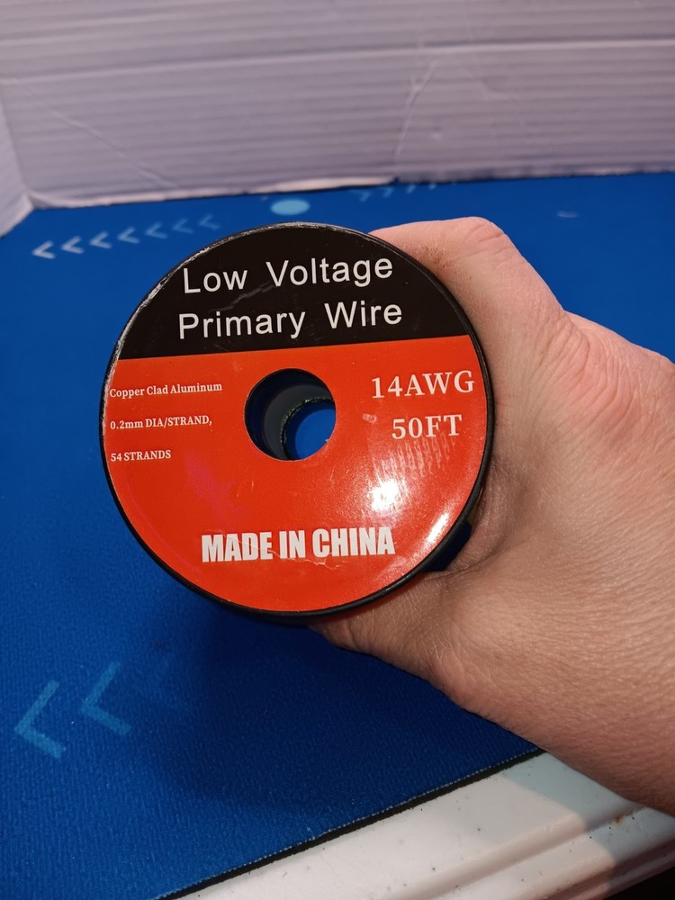 Low Voltage Primary Wire 14AWG 50FT Brown