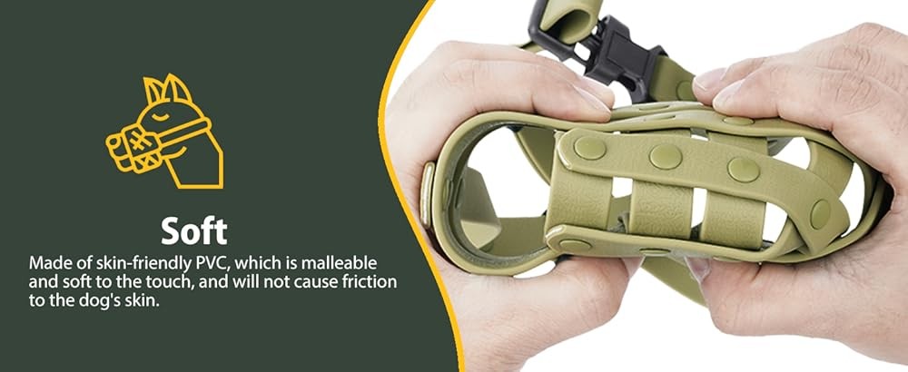 Pitbull Muzzle for Lar Medium Sized Dogs to Prevent Biting