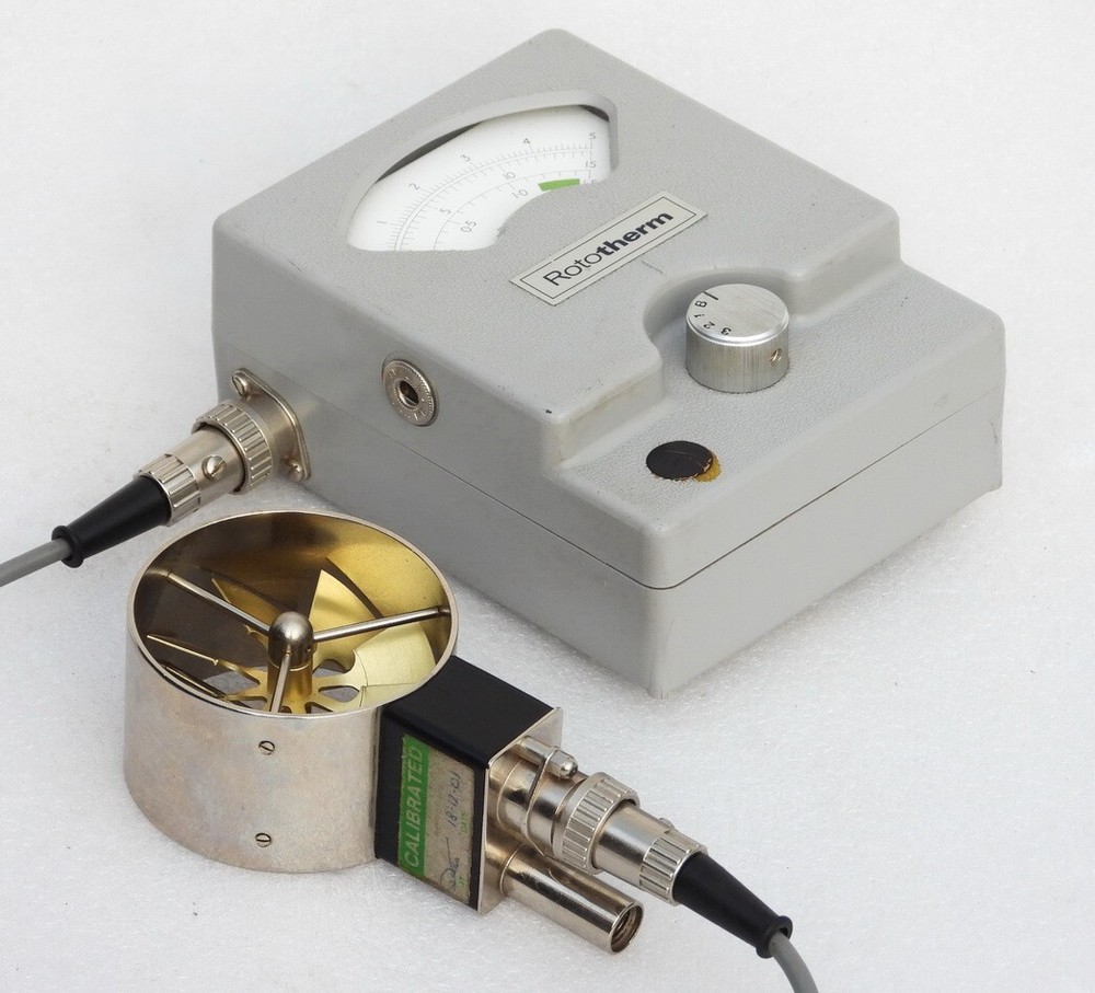 ROTOTHERM FLOMASTER ANEMOMETER WIND WEATHER SPEED TRACKET