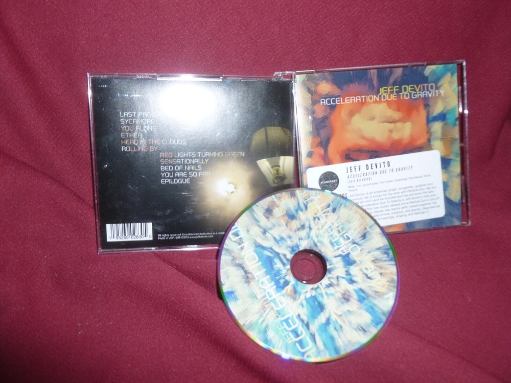 Jeff Devito Acceleration Due To Gravity Mint with Hype Sticker CD