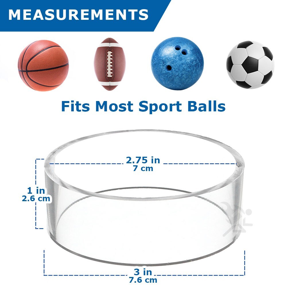 OnFireGuy 3x1 Sport Ball Display Ring Basketball Football Bowling Volleyball