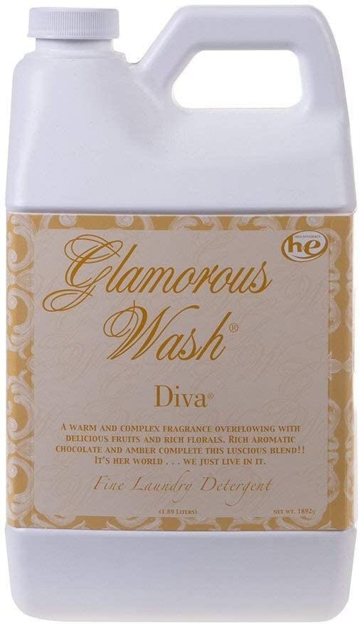 Tyler Candle Glamorous Wash Diva Laundry Detergent 64oz w/Diva Sachets Bundle
