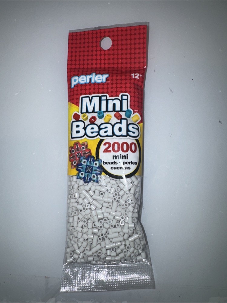 Perler Mini Fuse Beads Light Grey