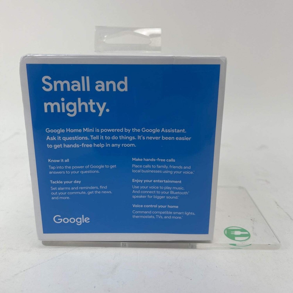 New Google Home Mini Smart Speaker GA00210-US