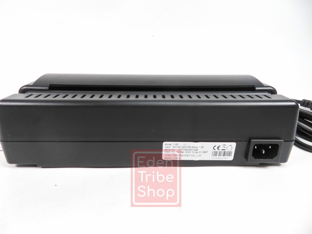 Thermal Tattoo Transfer Machine Stencil Printer Black Model 116F Studio