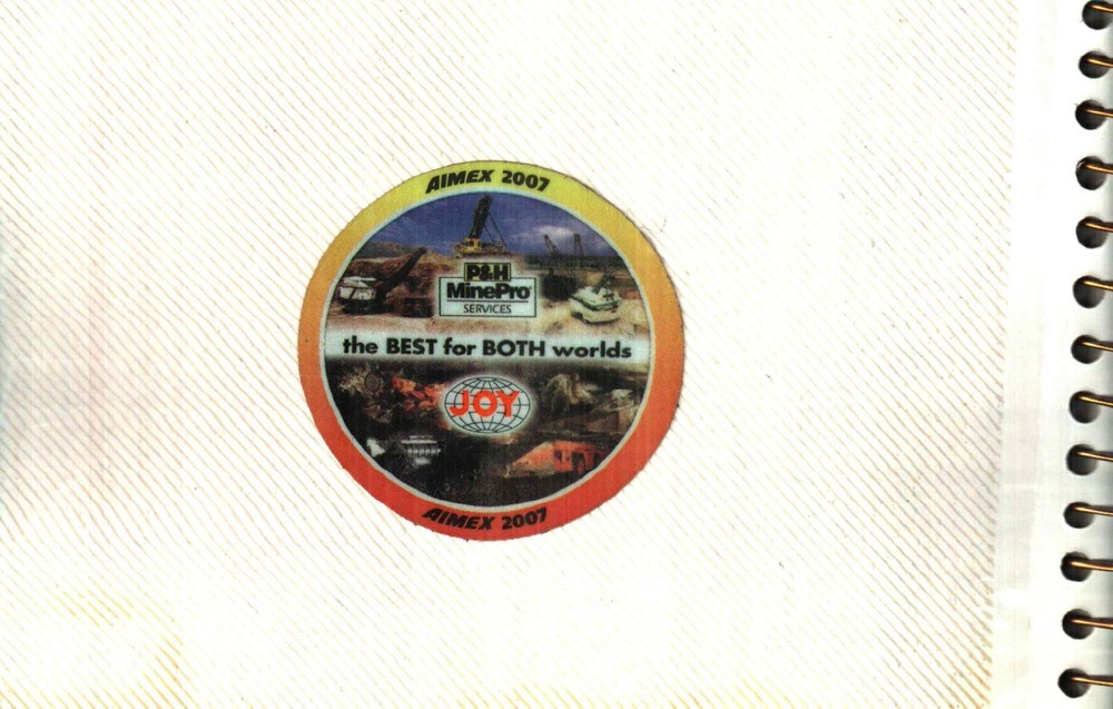 1 NICE  AUSTRALIA JOY COAL MINING STICKER # 680