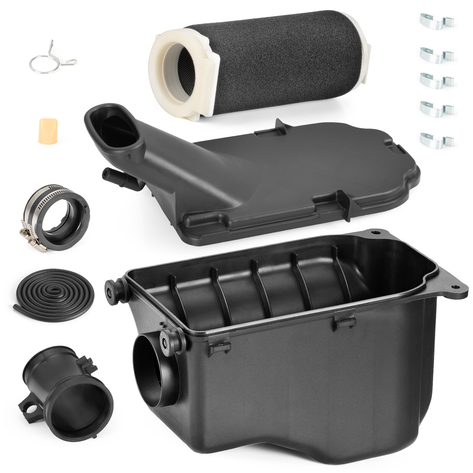 Air Filter Guide Box Cover Assembly Kit for Yamaha Grizzly 660 2002 2003 2004-08