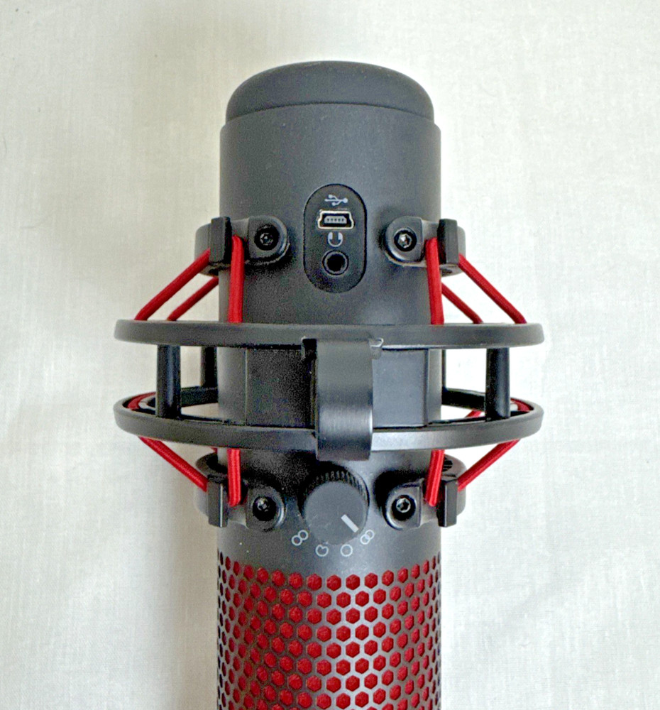 HyperX QuadCast USB Condenser Mic Streaming Gaming Microphone