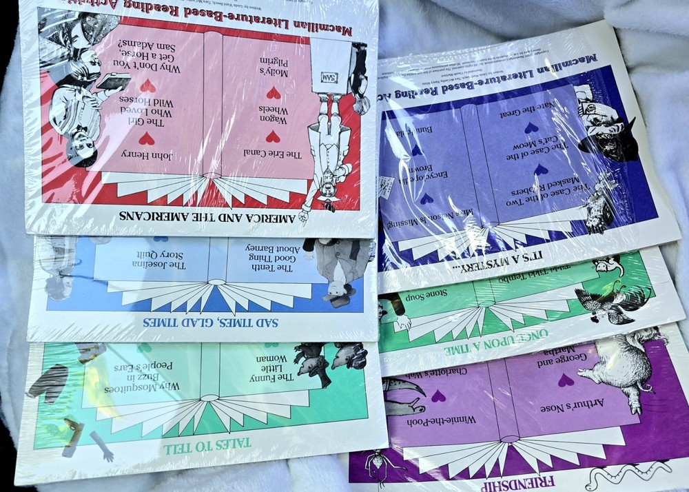 Macmillan 1990s Learning Material Reading Activities Lot Bundle Vintage
