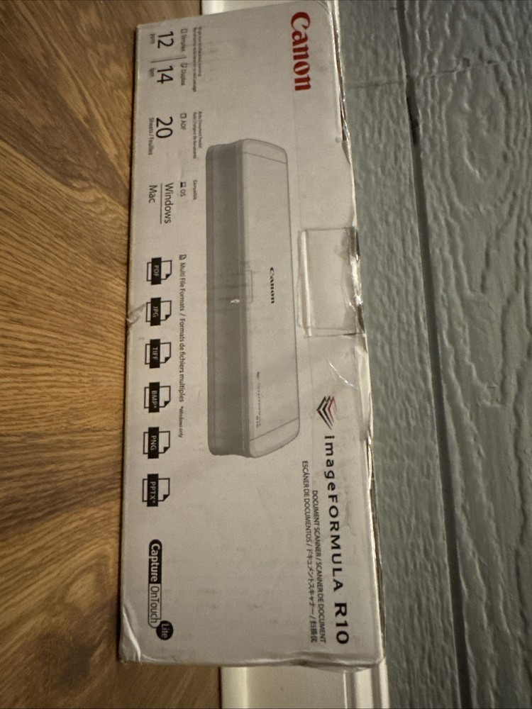 Canon imageFORMULA R10 Portable Document Scanner 2-Sided