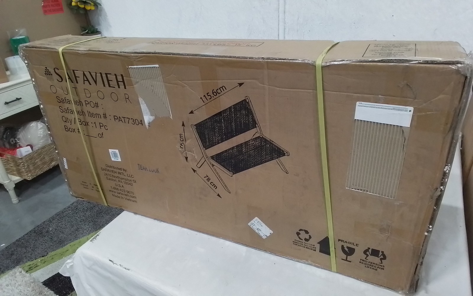 Safavieh KOBINA OUTDOOR BENCH, Reduced Price 2172777999 PAT7304E