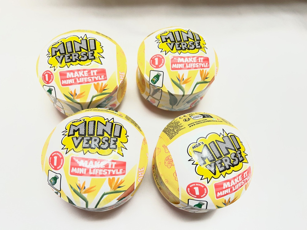 Lot of 4 - Miniverse Make It Mini - Lifestyle Home (Series 1)