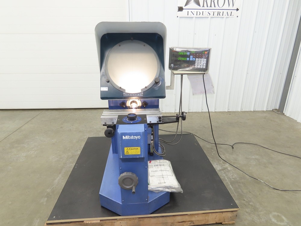 Mitutoyo PHA-14 Horizontal Optical Comparator Profile Projector Measure Counter