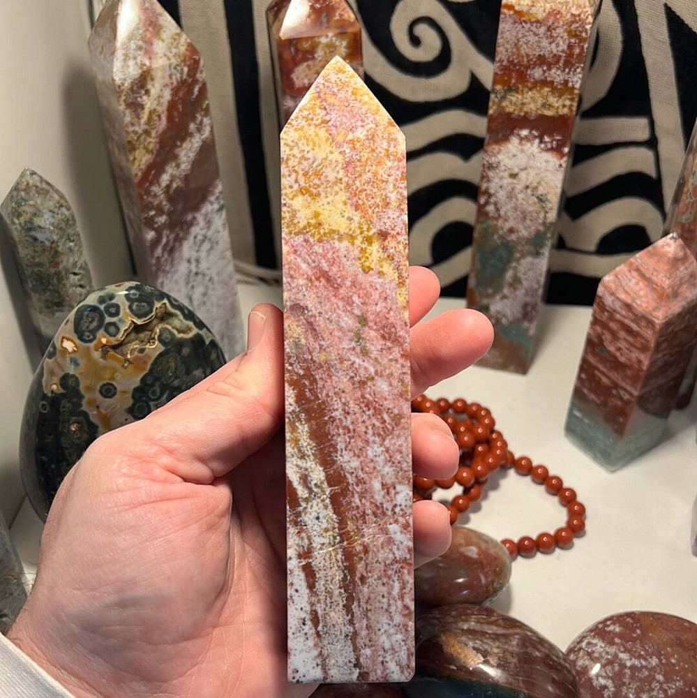 Ocean Jasper Obelisk F