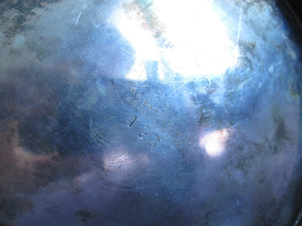 Floral Silver Plate Reed & Barton Water Pitcher