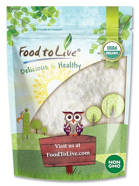 Organic Coconut Milk Juice Powder - Non-GMO, Pure, Contains Maltodxtrin