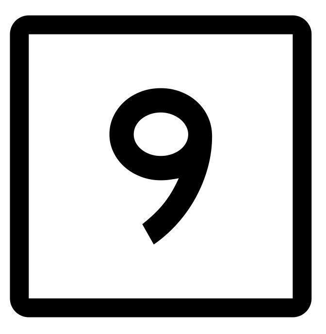 Connecticut State Highway 9 Sticker Decal