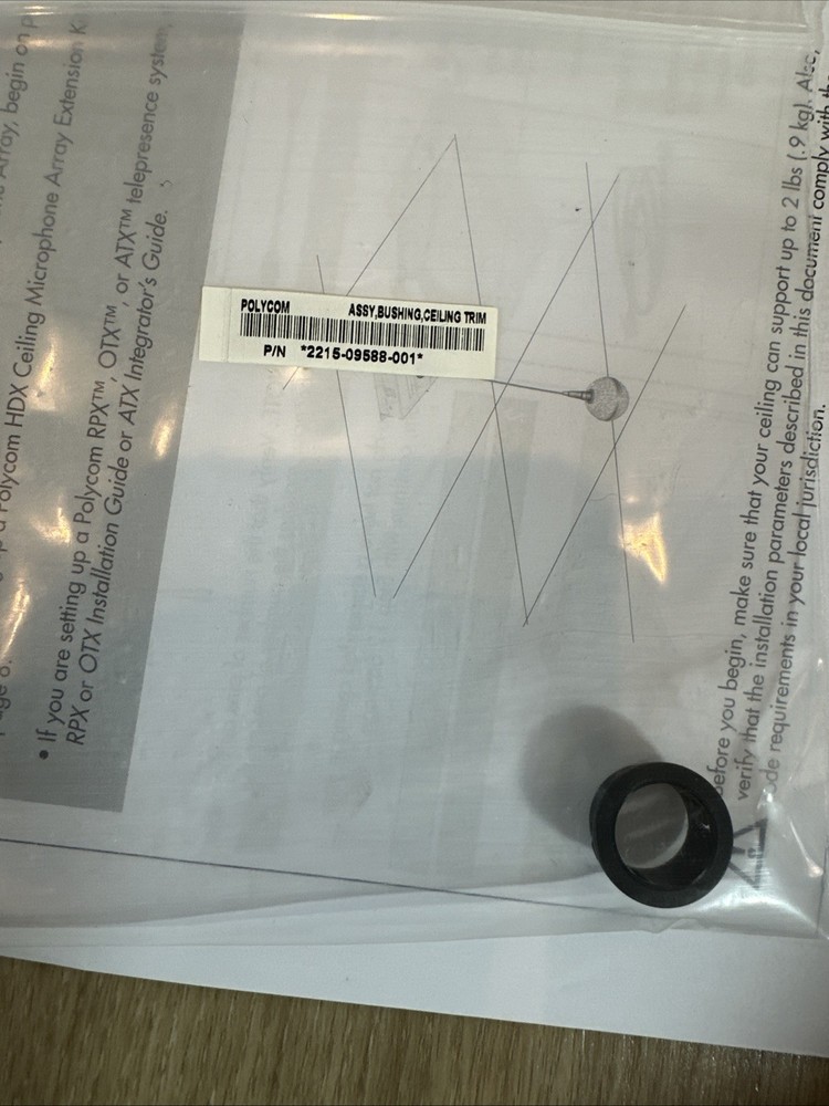 New Open Box Polycom HDX Ceiling Microphone Array for HDX Video Conferencing