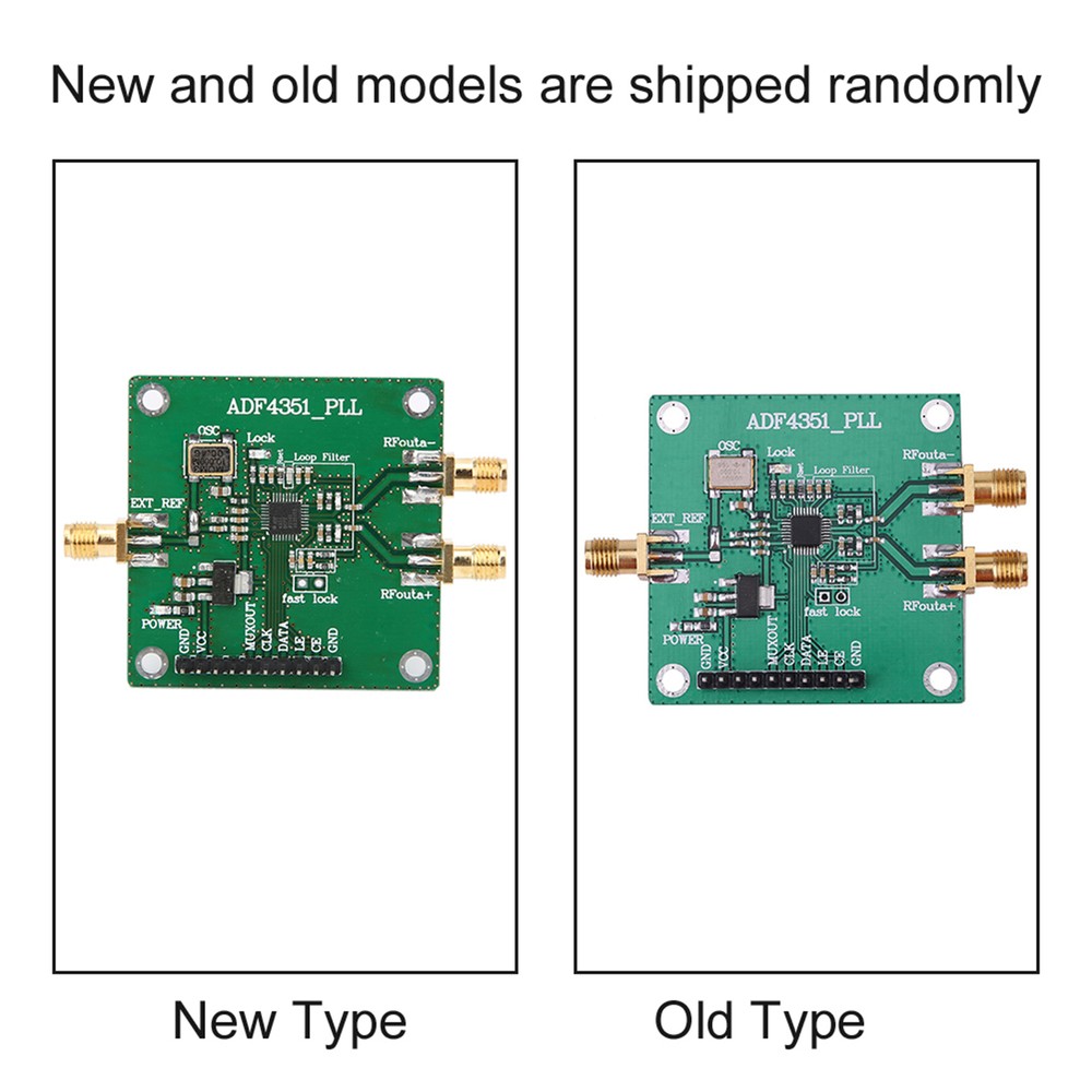 ADF4351 35M-4.4GHz RF Source Sweep Frequency Generator 4-9V (5VDC)