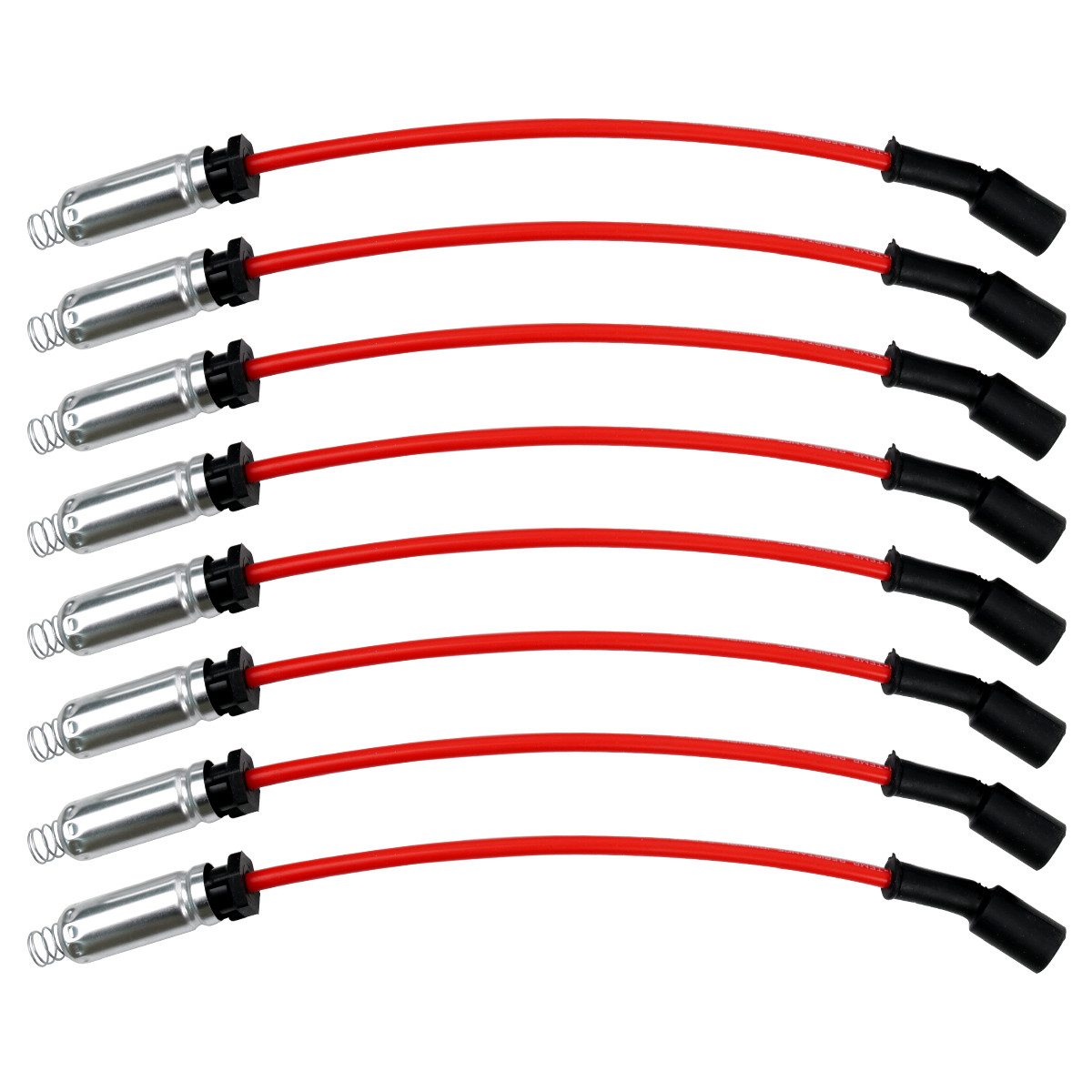 8X OEM Ignition Coils & Iridium Spark Plugs & Wires For Chevy GMC 4.8L 5.3L 6.0L