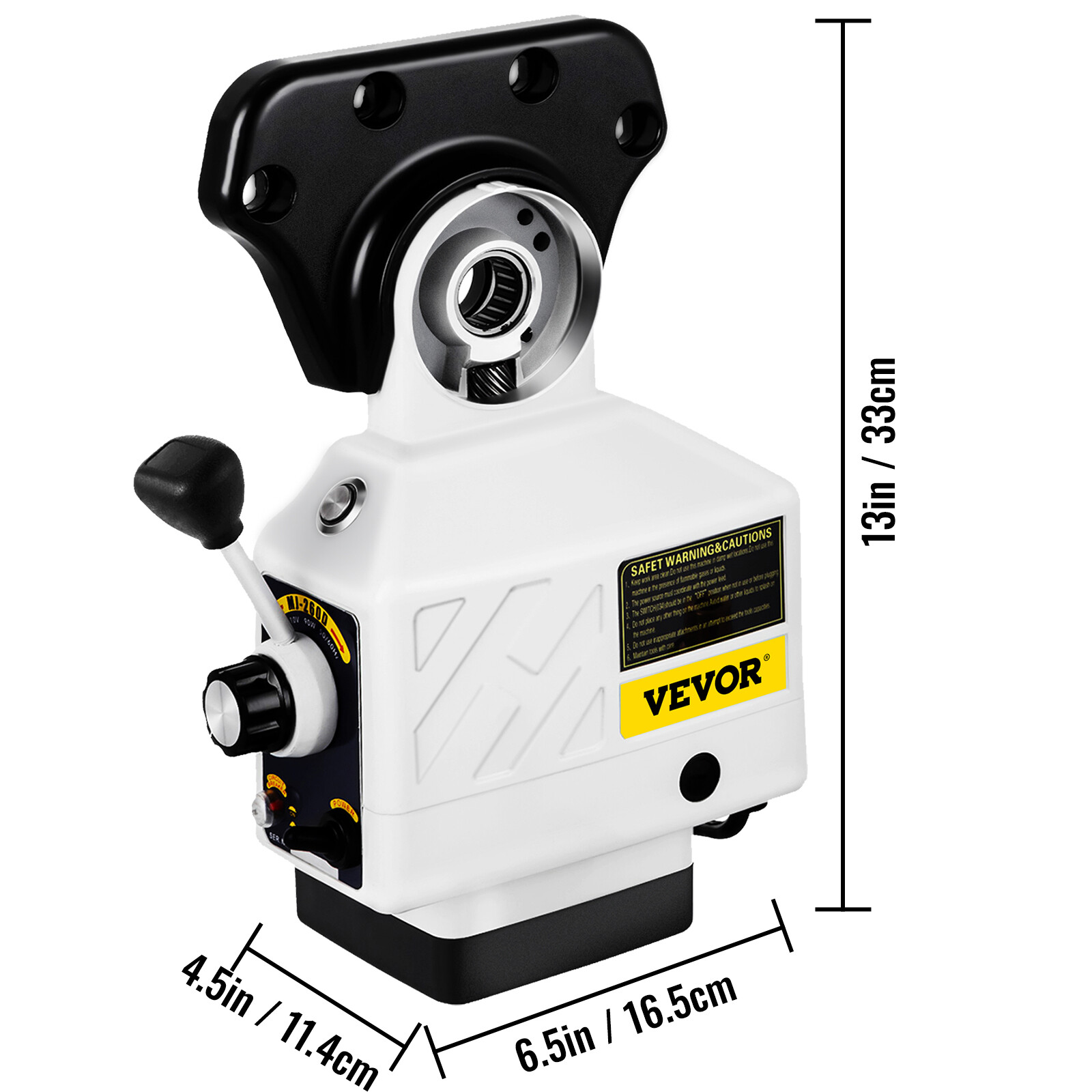Power Feed X-Axis 150 Lbs Torque for Bridgeport Type Milling Machines 0-200 RPM