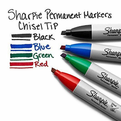 Sharpie Permanent Markers, Stick Marker, Broad, Chisel Tip, Choose Color