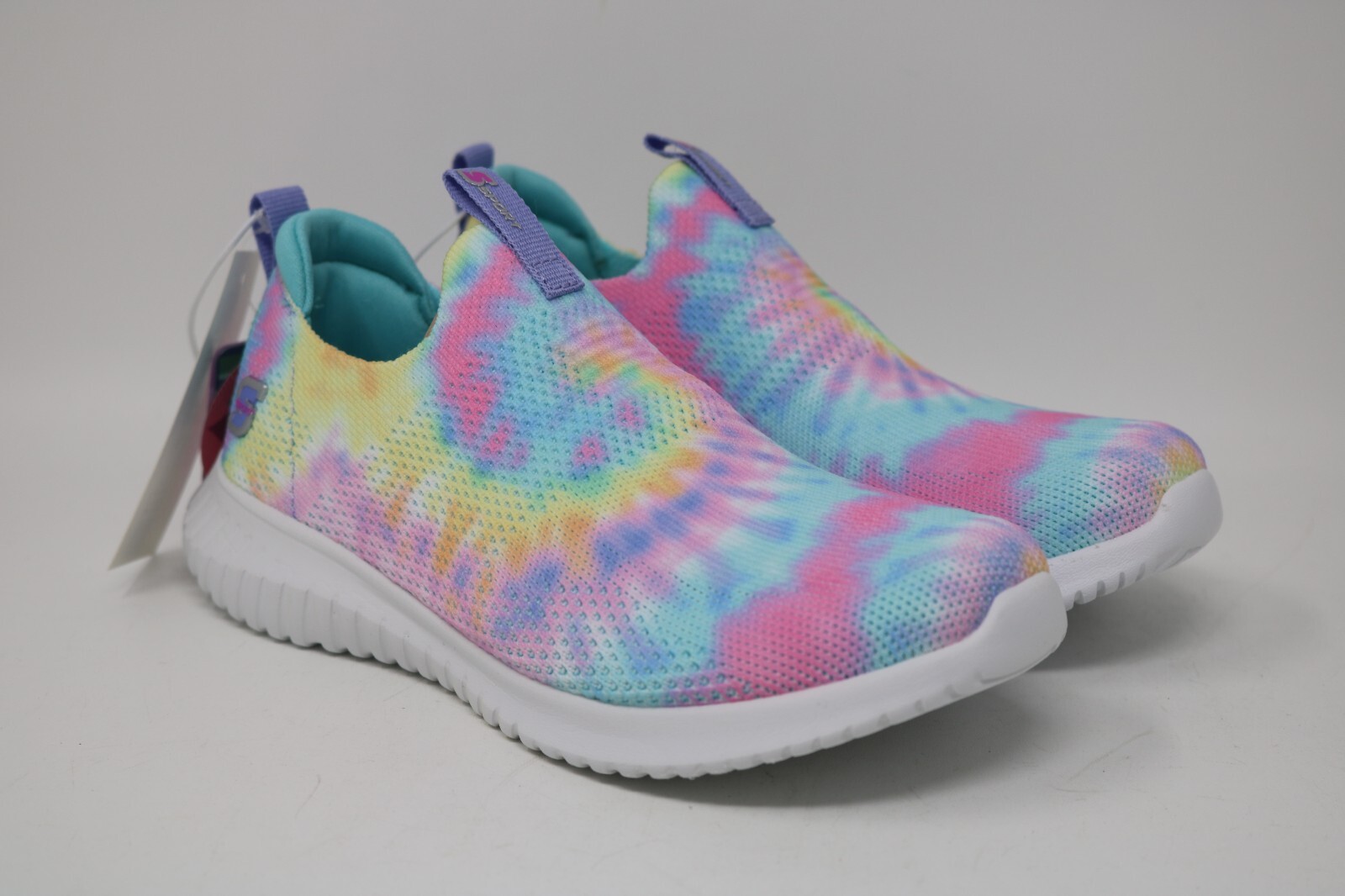 S Sport by Sketchers Katya Multicolored TYE DYE Slip On Shoes Girl's Size 1 NWB