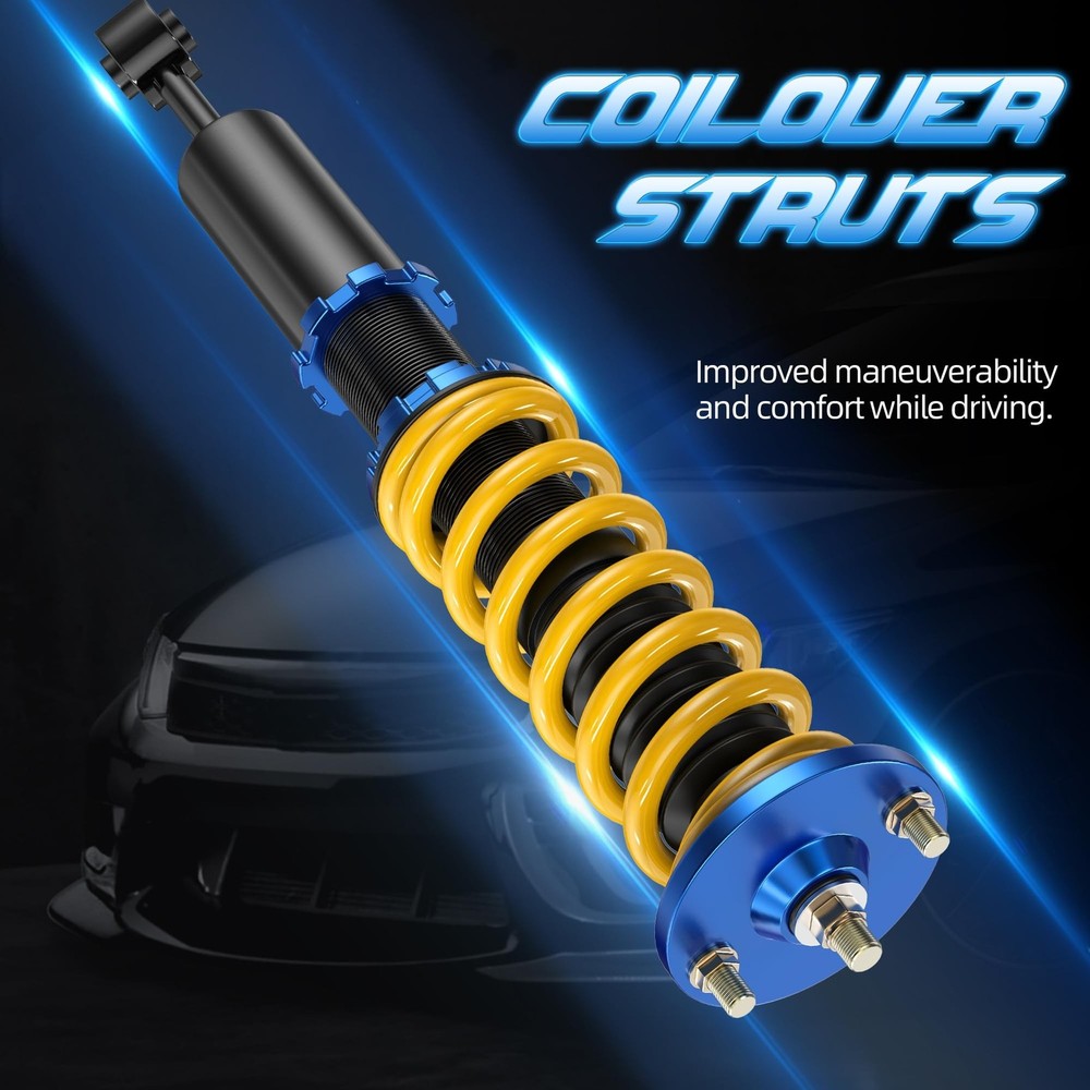 Height Adjustable Coilover Lowering Kit Compatible for 2003-2007 Honda Accord...