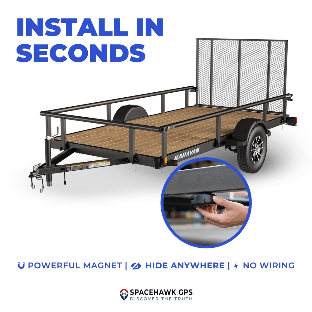 SpaceHawk GPS Tracker - Real-Time Mini GPS System. Hidden GPS Tracking Device...