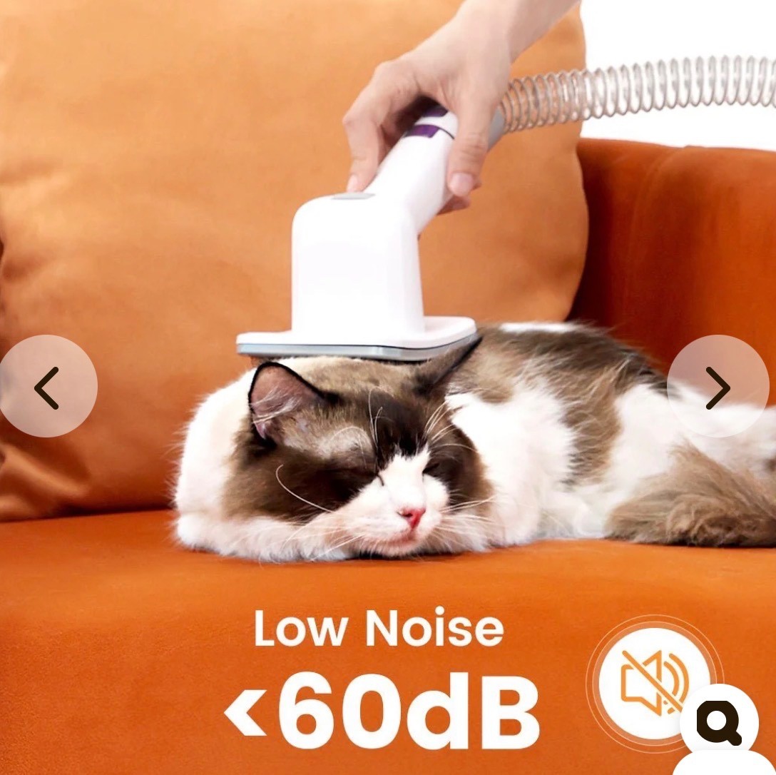 Oneisall LM2 Pet Grooming Kit Vacuum Dog Hair Clipper Grooming System